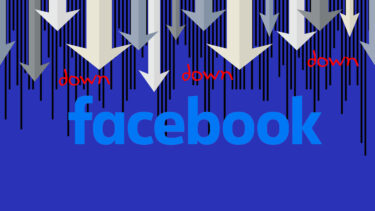 フェイスブック　アップルのプライバシー変更の影響で急落
