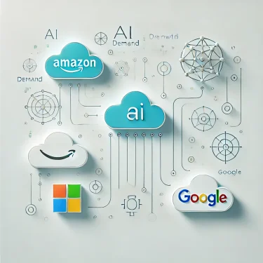 AIの需要増加でクラウドプロバイダーが恩恵！アマゾン・マイクロソフト・アルファベットに投資する理由