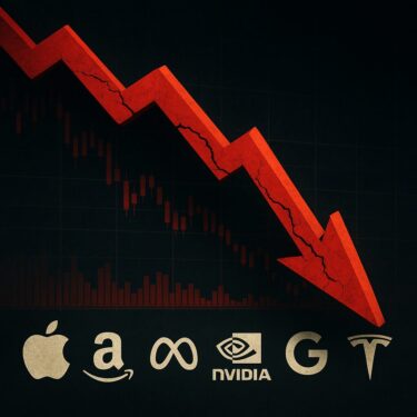 「マグニフィセント・セブン」、時価総額が1兆ドル減少—1日の下落として過去最大