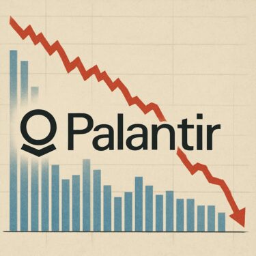 パランティア株が急落！政府支出減と評価の高さが投資家心理に影響