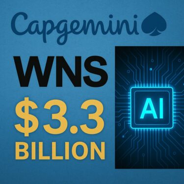 フランスのキャップジェミニがWNSを33億ドルで買収、AI戦略強化へ