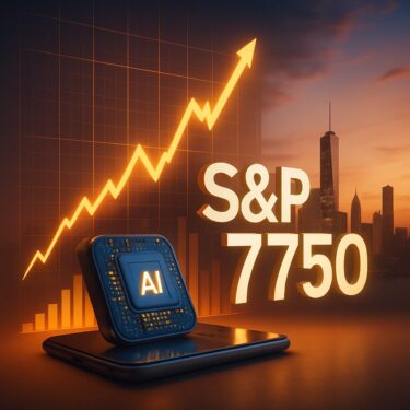 AI革命が株式市場を牽引！S&P500は2026年に7,750へ？