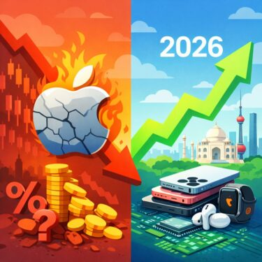 異例の8日連続続落。アップルは「買い」の好機か、それとも長期停滞の入り口か？