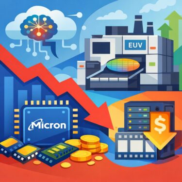 マイクロン株が連日下落する理由　AIメモリ市場に起きた3つの変化